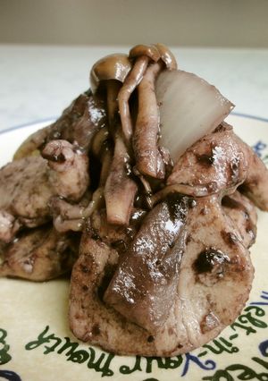 ブルーベリージャムとバルサミコの鶏ソテー-レシピのメイン写真