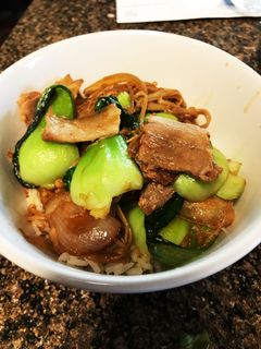 豚バラとえのきと青梗菜のにんにく醤油炒め-レシピのメイン写真