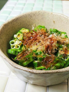 簡単☆食感がいい♪オクラのお浸し☆-レシピのメイン写真