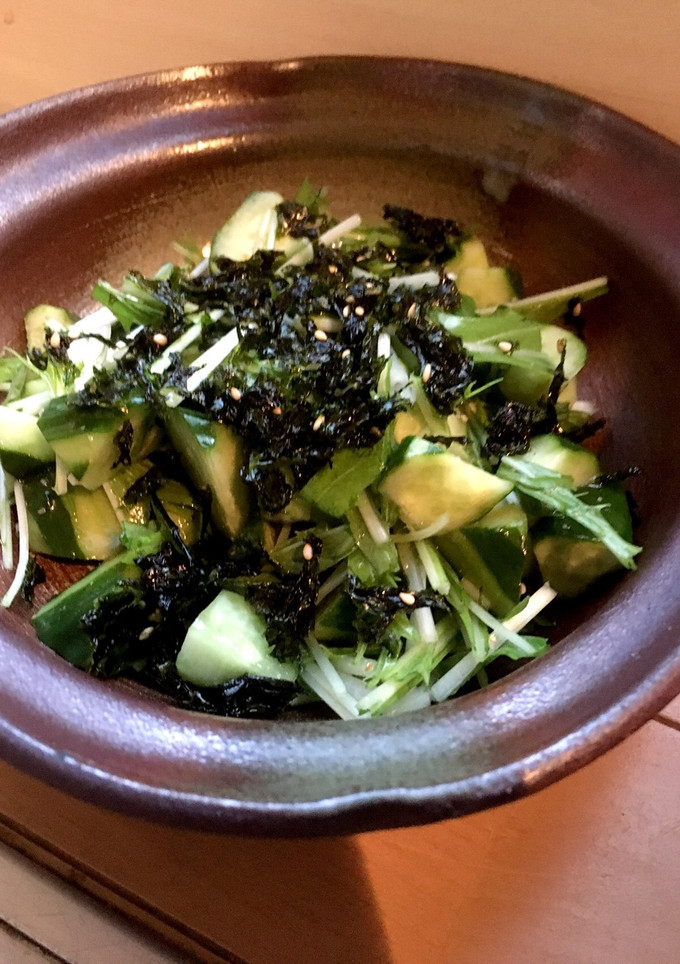 きゅうりと水菜の簡単和え物-レシピのメイン写真