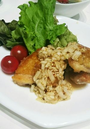 ポン酢で。油淋鶏(*´ω`*)んまーぃ♪-レシピのメイン写真