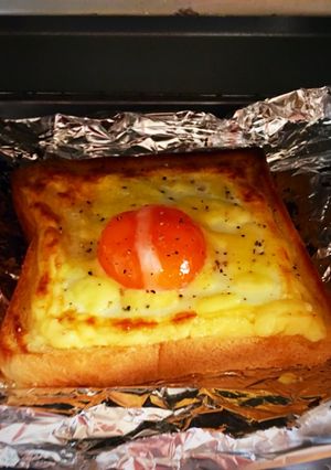 お手軽簡単！カルボナーラ風トースト❁*．-レシピのメイン写真