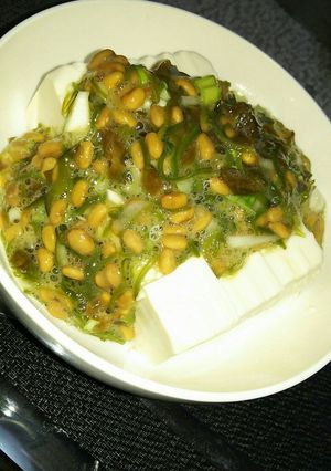 ダイエット時にピッタリ!ネバネバ豆腐!-レシピのメイン写真