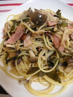 茸と昆布の和風スパゲティ-レシピのメイン写真