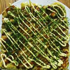 รูปของ 四角いお好み焼き