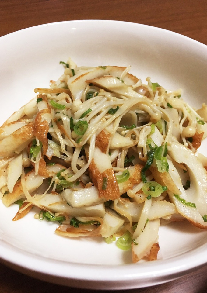 簡単！ちくわとえのきのバターしょうゆ炒め-レシピのメイン写真