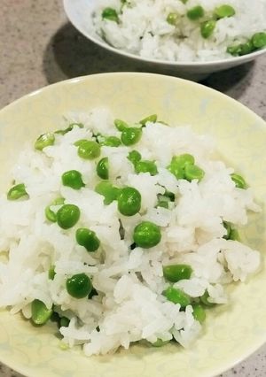 グリーンが鮮やか!豆ご飯!!-レシピのメイン写真