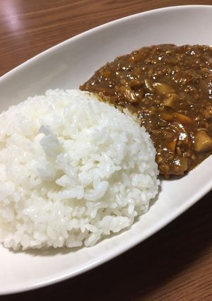 鶏そぼろからの～キーマカレー-レシピのメイン写真