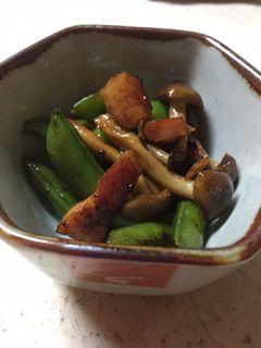 ベーコン、キノコ、お豆のバター炒め-レシピのメイン写真