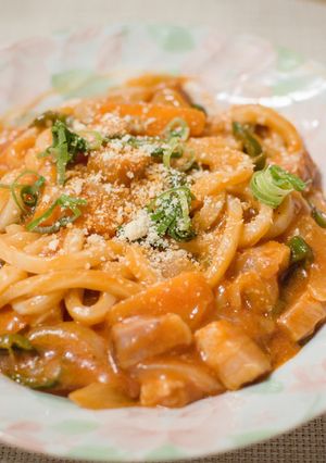 世にもむつこい “ナポリタンうどん”-レシピのメイン写真