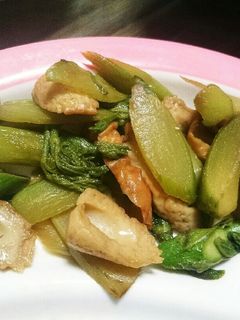 ご飯もすすむ簡単美味しいうどの竹輪炒め♪-レシピのメイン写真
