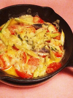 トマトとアスパラのチーズ焼き-レシピのメイン写真