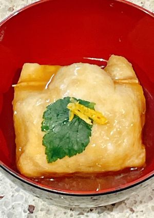 もちもち♪蓮根と鶏肉のふんわり巾着煮-レシピのメイン写真