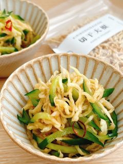 切干大根と胡瓜の酢の物-レシピのメイン写真