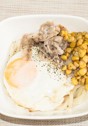 お手軽!ごまだれで作る絶品大森靖子うどん-レシピのメイン写真