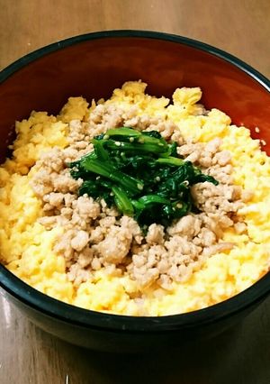 *三色そぼろ丼*-レシピのメイン写真