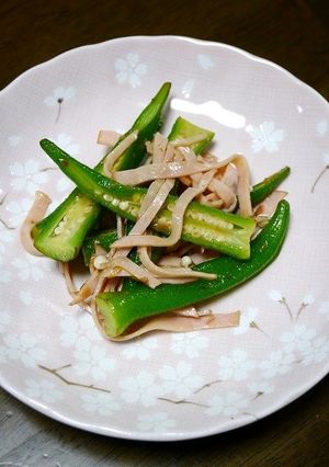 簡単副菜！たっぷりオクラ-レシピのメイン写真