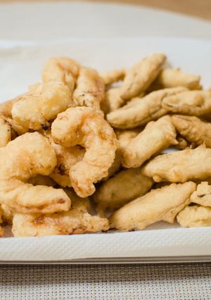 ごぼうと海老のフリット-レシピのメイン写真