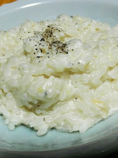 5分でできる!ミルクチーズリゾット。-レシピのメイン写真