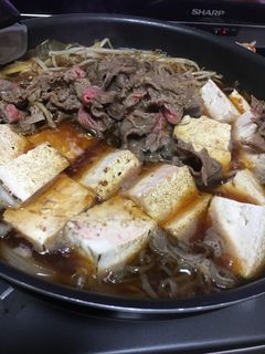 新ごぼう新玉ねぎで、すき焼き牛肉豆腐!-レシピのメイン写真