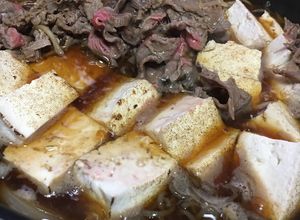 新ごぼう新玉ねぎで、すき焼き牛肉豆腐！-レシピのメイン写真