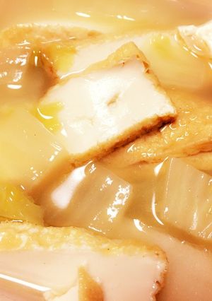 白菜と厚揚げの煮物-レシピのメイン写真
