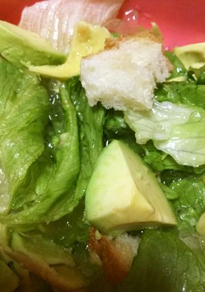 レタスとアボガドのリンゴジュレサラダ-レシピのメイン写真