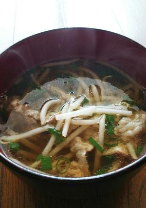 さっと、もやしと豚こまのスープ-レシピのメイン写真