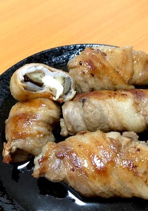 茄子とチーズの豚巻き-レシピのメイン写真