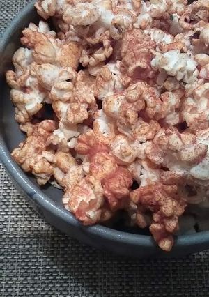 振るだけ簡単 赤いにんにくポップコーン-レシピのメイン写真