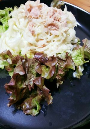 玉ねぎとツナのわさびマヨ和え-レシピのメイン写真