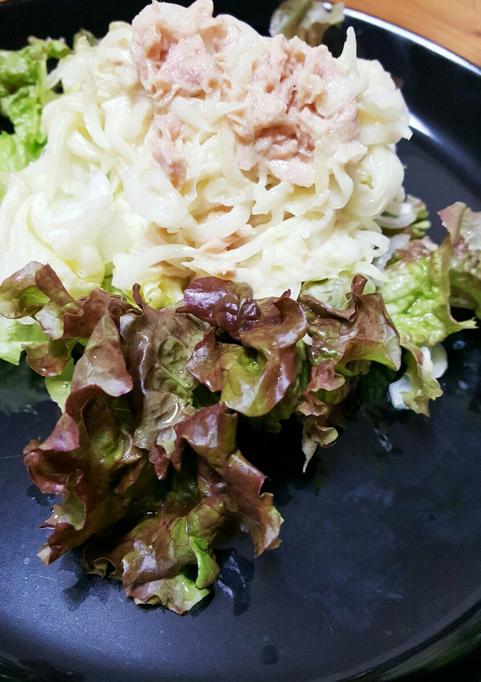玉ねぎとツナのわさびマヨ和え-レシピのメイン写真