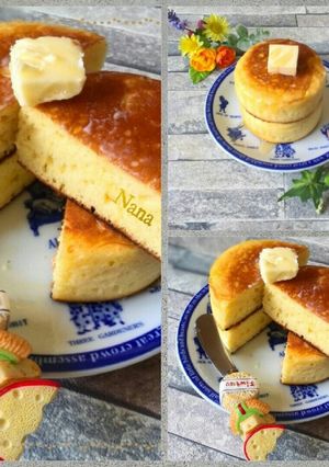 厚焼きパンケーキ-レシピのメイン写真