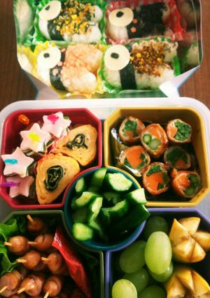 2017 保育園親子遠足 こいのぼり弁当-レシピのメイン写真