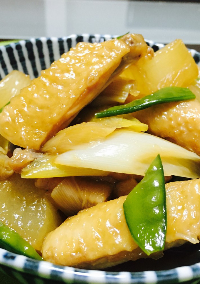 油不使用！鶏手羽と大根のとろとろ煮！-レシピのメイン写真
