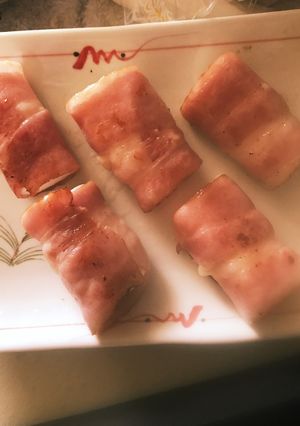 チーズinはんぺんのベーコン巻き巻き-レシピのメイン写真