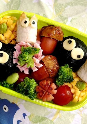 簡単♡トトロ弁当-レシピのメイン写真