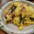 春の山菜コシアブラ入りスクランブルエッグ