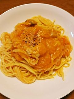 シチューリメイク!トマトクリーム風パスタ-レシピのメイン写真