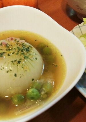 まるごと新たまねぎのスープ-レシピのメイン写真