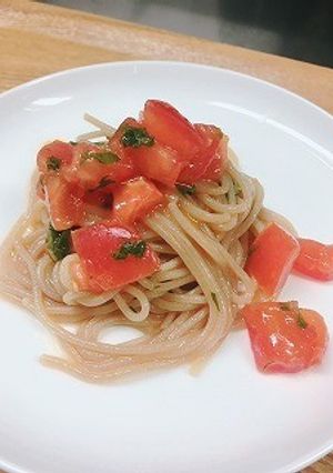 トマトの冷製大麦麺-レシピのメイン写真