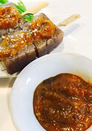 フキ味噌でコンニャクの田楽-レシピのメイン写真