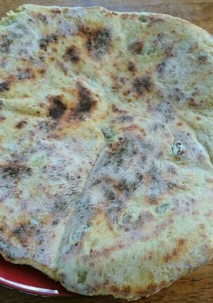本日のお昼 カレーナン-レシピのメイン写真