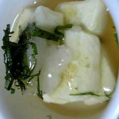 รูปของ 白だしの揚げだし豆腐。