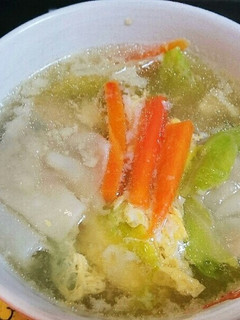 餃子入りレタススープ-レシピのメイン写真