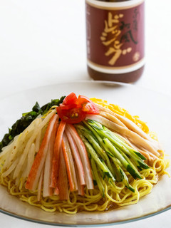 とば屋の和風ドレッシングで『冷やし中華』-レシピのメイン写真