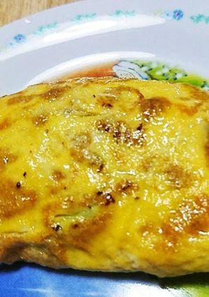 じゃがいもと納豆オムレツ-レシピのメイン写真