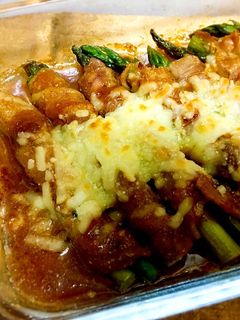レンチン簡単!アスパラの肉巻き巻き〜!-レシピのメイン写真