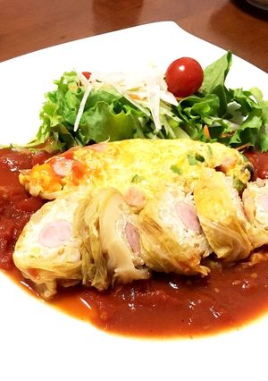 すこし手抜きのロールキャベツ-レシピのメイン写真