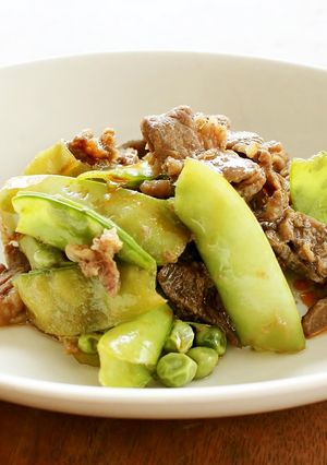 簡単！さやえんどうのチンジャオロース風-レシピのメイン写真